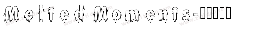 Melted Moments字体转换